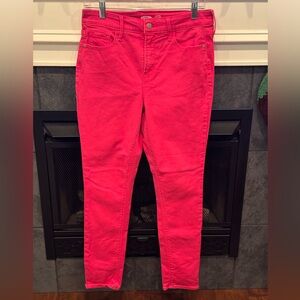 Old Navy Rockstar Super Skinny High-Rise Secret Slim Pocket Hot Pink Jeans